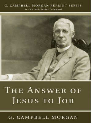 cover image of The Answer of Jesus to Job